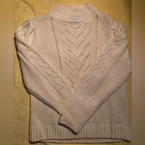 Sweater cream color size M never worn